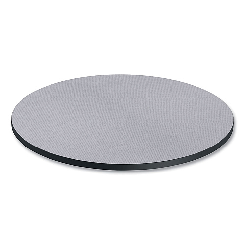 Alera Reversible Laminate Table Top, Round, 35.5" Diameter, White/Gray (ALETTRD36WG)
