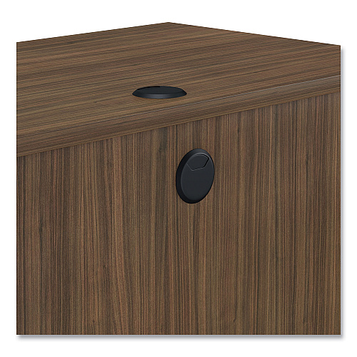 Alera Valencia Series Mobile Workstation Desk, 41.38" x 23.63" x 30", Modern Walnut (ALEVA204224WA)