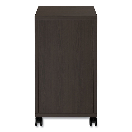 Alera Valencia Series Mobile Pedestal, Left or Right, 2 Legal/Letter-Size File Drawers, Espresso, 15.38" x 20" x 26.63" (ALEVA582816ES)