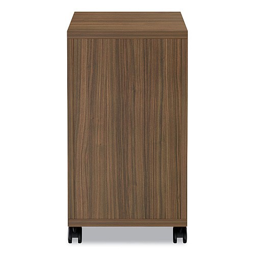 Alera Valencia Series Mobile Pedestal, Left or Right, 2 Legal/Letter-Size File Drawers, Modern Walnut, 15.38" x 20" x 26.63" (ALEVA582816WA)