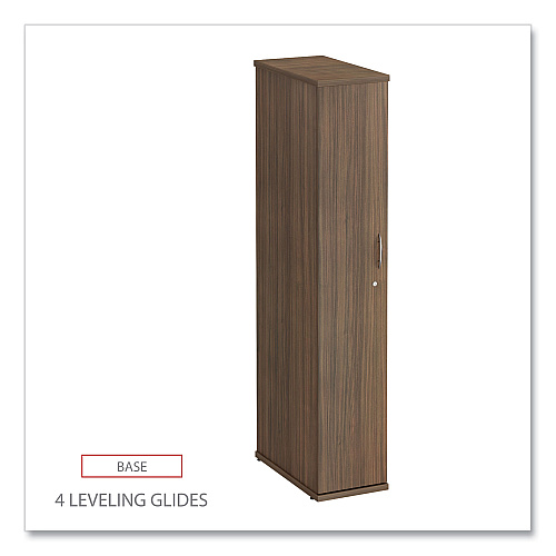 Alera Valencia Series Wardrobe, 11.88w x 22.78d x 65h, Modern Walnut (ALEVA621224WA)