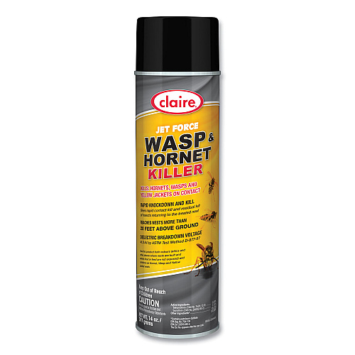 Claire Jet Force Wasp & Hornet Killer, 14 oz Aerosol Spray, 12/Carton (005)