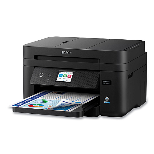 Epson WorkForce WF-2960 Wireless All-in-One Inkjet Printer, Copy/Fax/Print/Scan (C11CK60201)