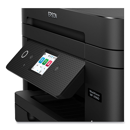 Epson WorkForce WF-2960 Wireless All-in-One Inkjet Printer, Copy/Fax/Print/Scan (C11CK60201)