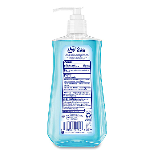 Dial Antibacterial Liquid Hand Soap, Spring Water Scent, 11 oz, 12/Carton (20952)