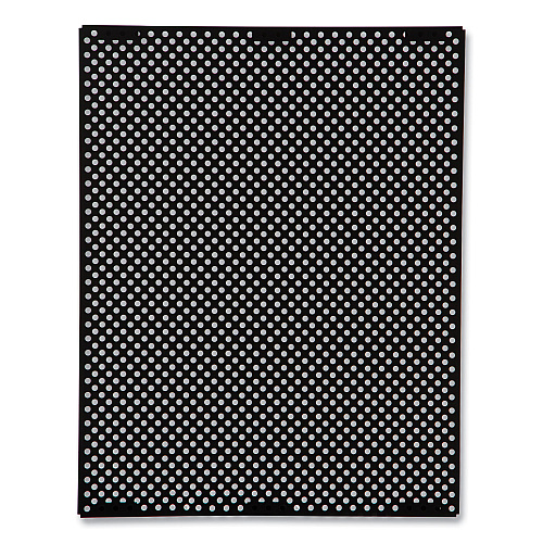 Medium General Purpose Perforated Panels for Tailor and Landmark Series Containers, 20.72" x 0.5" x 27.95", Black, 4/Carton