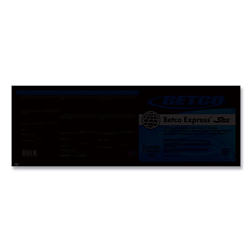 Betco Express Floor Finish with SRT, 1 gal Bottle, 4/Carton (6580400)