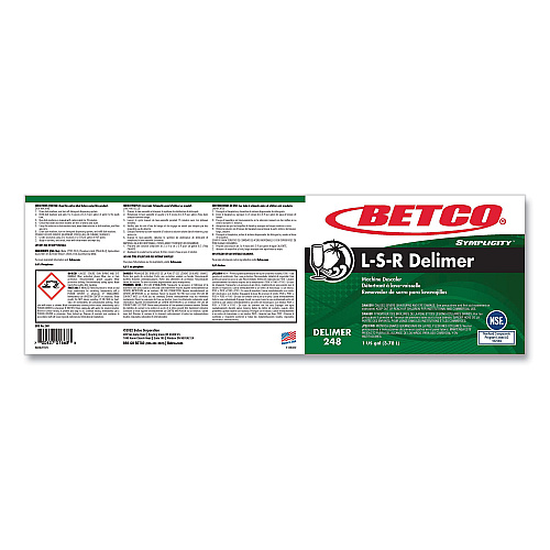 Betco L S R Delimer, Floral Scent, 1 gal Bottle, 4/Carton (2480400)
