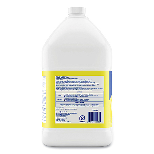 Lysol Disinfectant Deodorizing Cleaner Concentrate, Lemon Scent, 128 oz Bottle (99985EA)