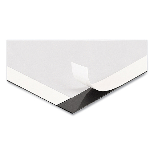 Deflecto Self-Adhesive Sign Holders, 8.5 x 11 Insert, Clear with Red Border Frame, 2/Pack (68776R)