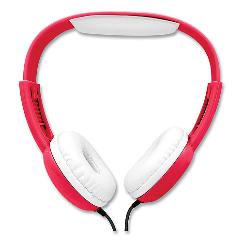 Crayola Cheer Wired Headphones, Red/White (CHPM510R)