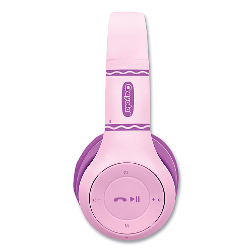 Crayola Boost Active Wireless Headphones, Pink/Purple (CHPBT348P)