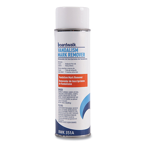 Boardwalk&reg; Vandalism Mark Remover, 16 oz. Aerosol, 12 Cans (BWK351ACT)