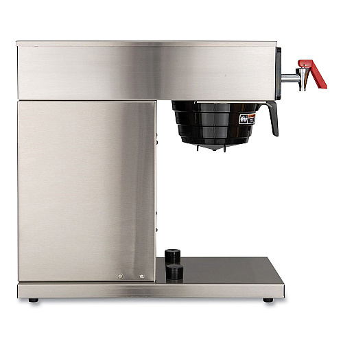 BUNN AXIOM DV-TC Dual-Voltage Thermal Carafe Coffee Brewer, 12 Cups, Silver/Black (387000011)