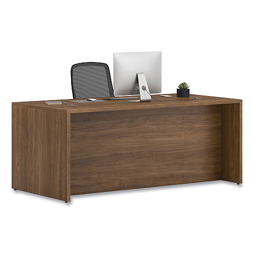 HON 10500 Series Double Full-Height Pedestal Desk, Left: Box/Box/File, Right: File/File, 72" x 36" x 29.5", Pinnacle (105890PINC)