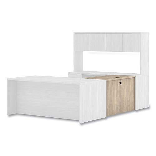 HON 10500 Series Bridge, 47" x 24" x 29.5", Kingswood Walnut (10570LKI1)