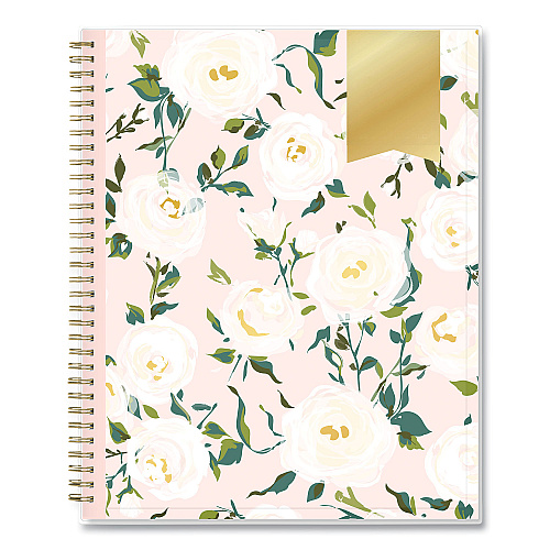 Blue Sky Day Designer Coming Up Roses Create-Your-Own Cover Weekly/Monthly Planner, Roses Artwork, 11 x 8.5, 12-Month (Jan-Dec): 2026 (140092)