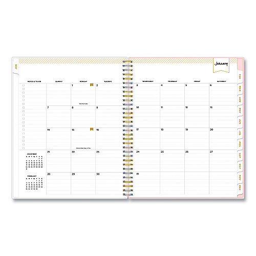 Blue Sky Day Designer Coming Up Roses Create-Your-Own Cover Weekly/Monthly Planner, Roses Artwork, 11 x 8.5, 12-Month (Jan-Dec): 2026 (140092)