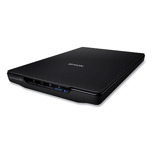 Epson Perfection V39II Color Photo and Document Flatbed Scanner, Scans Up to 8.5 x 11.7, 4800 dpi Optical Resolution (B11B268201)