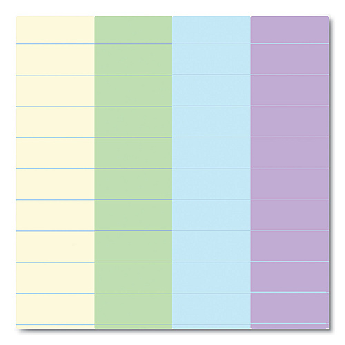 Roaring Spring Enviroshades Legal Notepads, 40 Assorted 5 x 8 Sheets, 72 Notepads/Carton (74000CS)