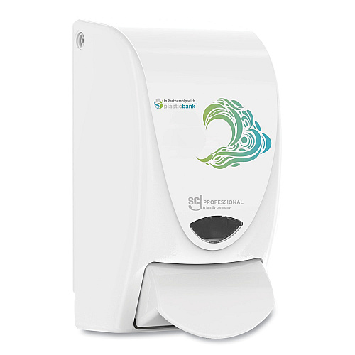 SC Johnson Professional Proline WAVE Manual Soap Dispenser, 1 L, 4.9 x 4.6 x 9.2, White, 15/Carton (RCP1LDSEN)
