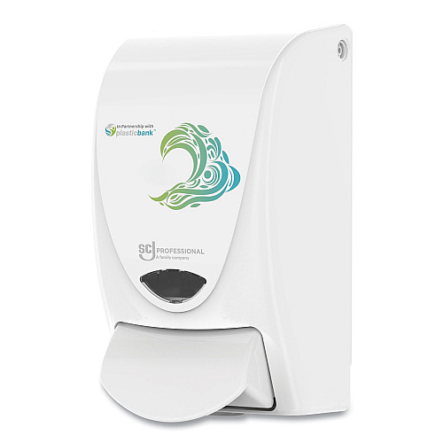 SC Johnson Professional Proline WAVE Manual Soap Dispenser, 1 L, 4.9 x 4.6 x 9.2, White, 15/Carton (RCP1LDSEN)