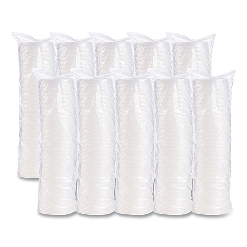 Dart Plastic Cold Cup Lids, Fits 8 oz to 9 oz Cups, Translucent, 100 Pack, 10 Packs/Carton (8SL)