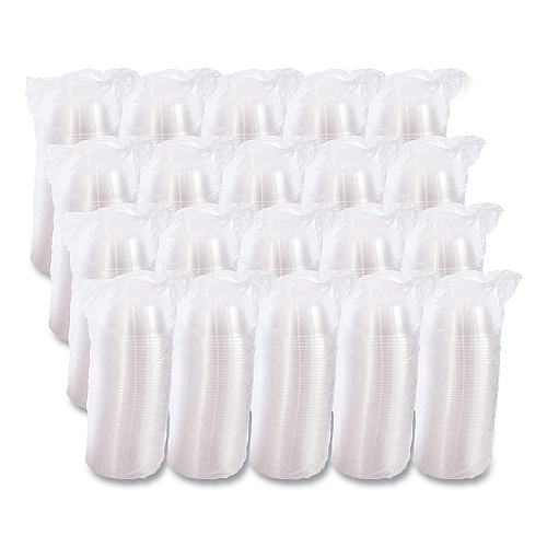 Dart D-T Sundae/Cold Cup Lids, Fits 5 oz to 32 oz Cups, Clear, 50 Pack 20 Packs/Carton (20HDLC)