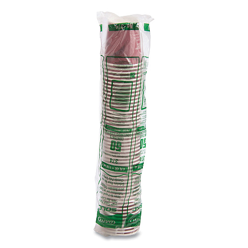 SOLO Single-Sided Poly Paper Hot Cups, 4 oz, Bistro Design, 50/Pack, 20 Pack/Carton (374SI)