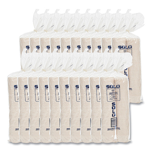 SOLO Paper Portion Cups, ProPlanet Seal, 5.5 oz, White, 250/Bag, 20 Bags/Carton (550)