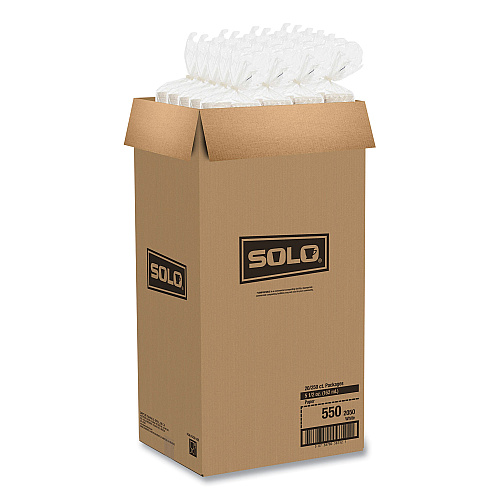 SOLO Paper Portion Cups, ProPlanet Seal, 5.5 oz, White, 250/Bag, 20 Bags/Carton (550)