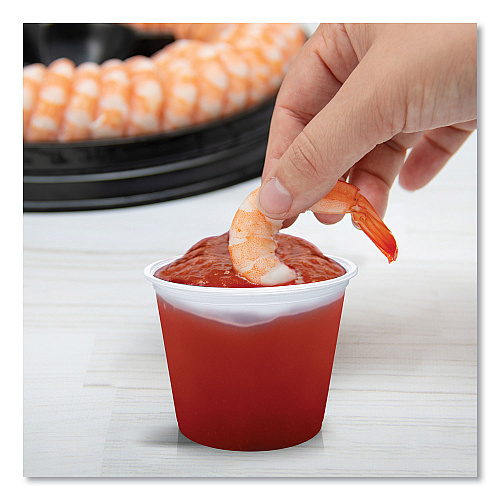 Dart Conex Complements Portion/Medicine Cups, 5.5 oz, Translucent, 125/Bag, 20 Bags/Carton (550PC)