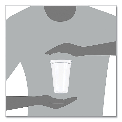 SOLO Ultra Clear Cups, 20 oz, PET, 50/Bag, 12 Bags/Carton (TP20)