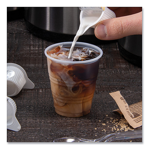Dart High-Impact Polystyrene Cold Cups, 5 oz, Translucent, 100/Pack (Y5PK)