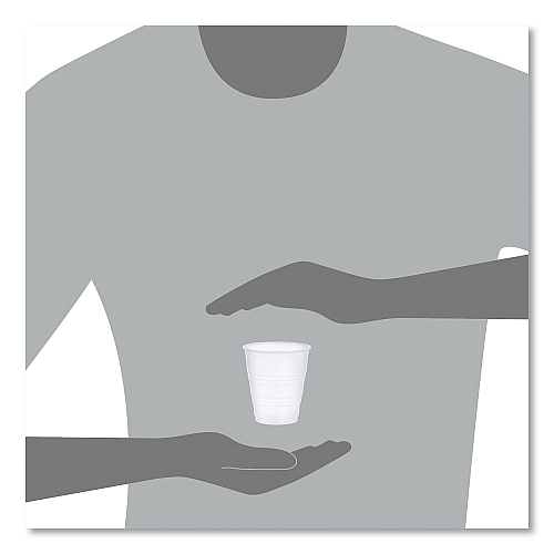 Dart High-Impact Polystyrene Cold Cups, 5 oz, Translucent, 100/Pack (Y5PK)