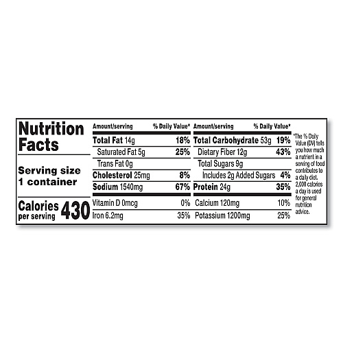 Campbells Chunky Firehouse Hot and Spicy Chili with Beans, 15.25 oz, 8/Carton (35100013)