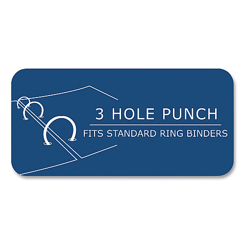 Roaring Spring Loose Leaf Paper, 8.5 x 11, 3-Hole Punched, College Rule, White, 100 Sheets/Pack, 48 Packs/Carton (83911CS)