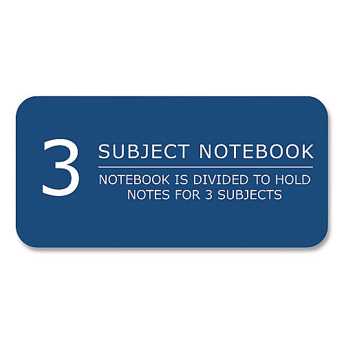 Roaring Spring Lefty Notebook, 3-Subject, Medium/College Rule, Assorted Cover Color, (120) 11 x 9 Sheet, 24/Carton (13506CS)