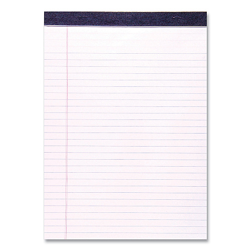 Roaring Spring Legal Pad, 50 White 8.5 x 11 Sheets, 72/Carton (74754CS)