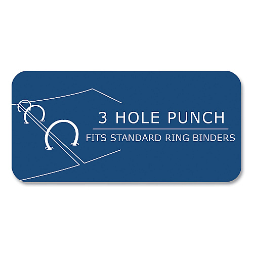 Roaring Spring Filler Paper, 3-Hole, 8.5 x 11, College Rule, 100 Sheets/Pack, 24 Packs/Carton (13986CS)