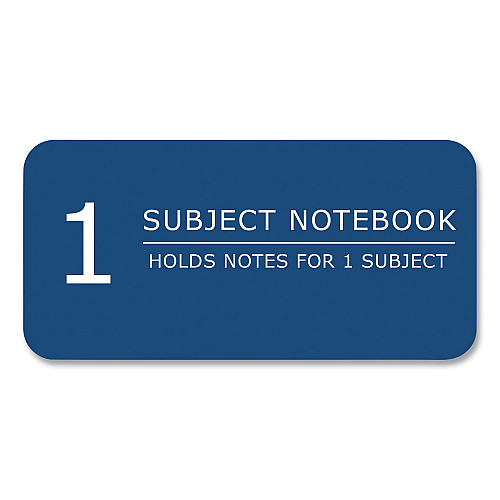 Roaring Spring Subject Wirebound Notebook, 1-Subject, Medium/College Rule, Assorted Cover, (70) 10.5 x 8 Sheets, 24/Carton (10322CS)