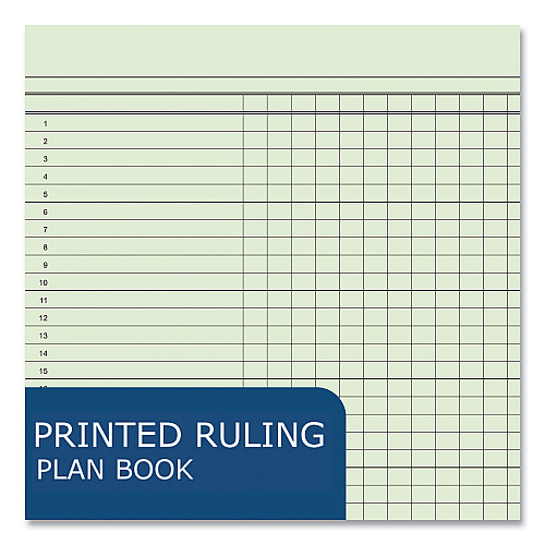 Roaring Spring Wirebound Teachers Plan Book, 11 x 8.5, Randomly Assorted Cover Colors, 24/Carton (12144CS)