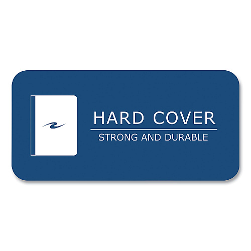 Roaring Spring Hardcover Marble Composition Book, Unruled, Blue Marble Cover, (100) 9.75 x 7.5 Sheets, 24/Carton (77261CS)