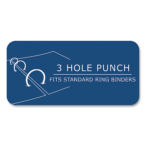 Roaring Spring Loose Leaf Paper, 8.5 x 11, 3-Hole Punched, College Rule, White, 150 Sheets/Pack, 24 Packs/Carton (83933CS)