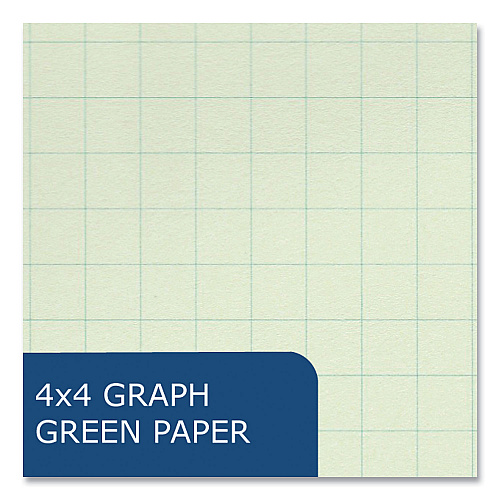 Roaring Spring Lab and Science Numbered Notebook, Quadrille Rule (4 sq/in), Red Cover, (76) 11.75 x 9.25 Sheets, 24/Carton (77648CS)