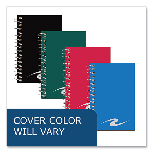 Roaring Spring Memo Pad, Randomly Assorted Cover Color, Narrow Rule, (46) White 6 x 4 Sheets, 72/Carton (14019CS)
