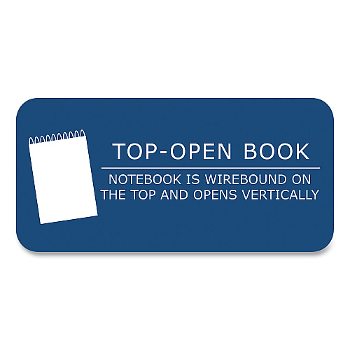 Roaring Spring Flipper Subject Wirebound Notebook, 1-Subject, Assorted Cover Colors, (80) 8.5 x 11.5 Sheets, 24/Carton (11186CS)