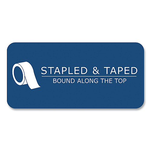 Roaring Spring Stiff-Back Pad, Medium/College Rule, 100 White 8.5 x 11 Sheets, 36/Carton (95288CS)
