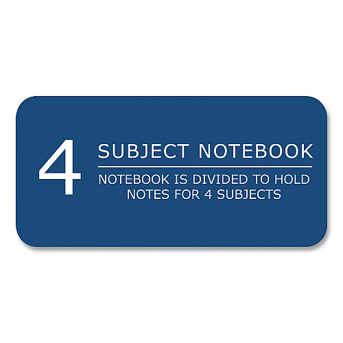 Roaring Spring Subject Wirebound Notebook, 4-Subject, Medium/College Rule, Randomly Assorted Cover, (200) 11 x 9 Sheets, 12/Carton (11376CS)