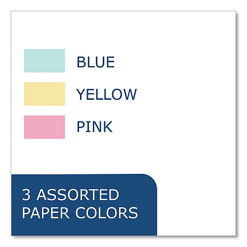 Roaring Spring Colored Index Cards, 3 x 5, Assorted Colors, 100/Pack, 36 Packs/Carton (83369CS)